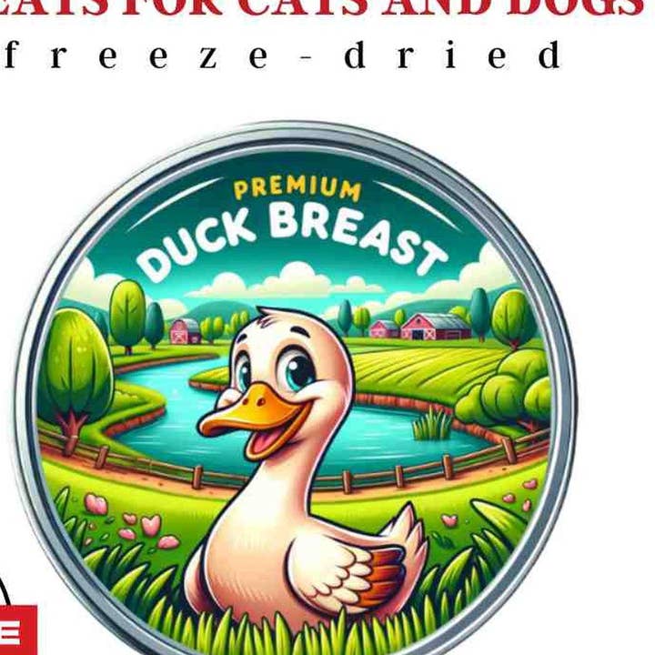 Duck Breast Freeze-Dried for wholesale by Raw Dog Barkery