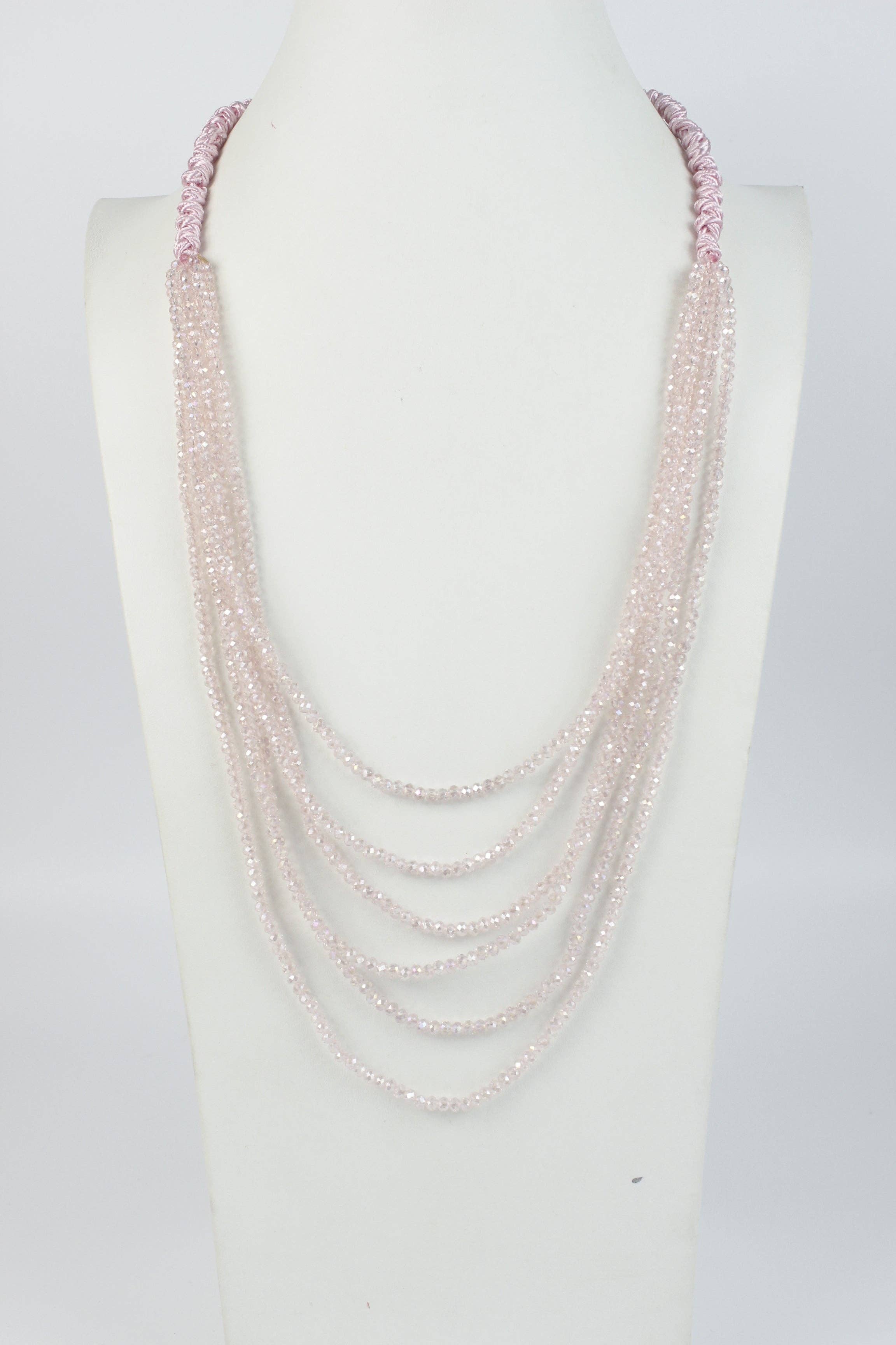 Ole - Wholesale Beaded/Pearl Necklace - Multi Layer Chain Jewelries Beads Necklace N28985