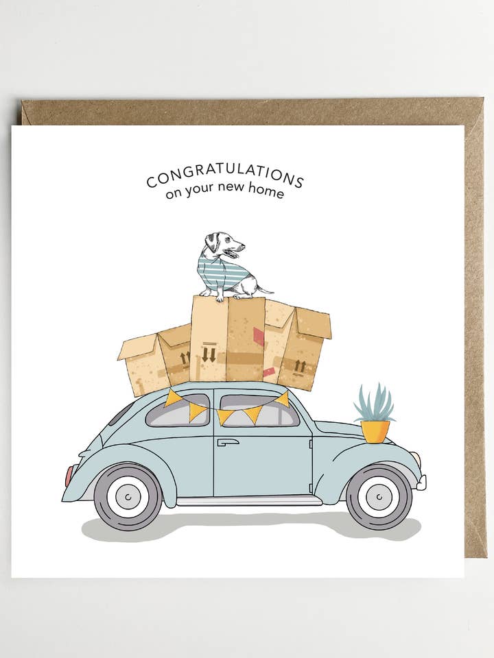 Congratulations New Home for wholesale by Dotty Dog Art