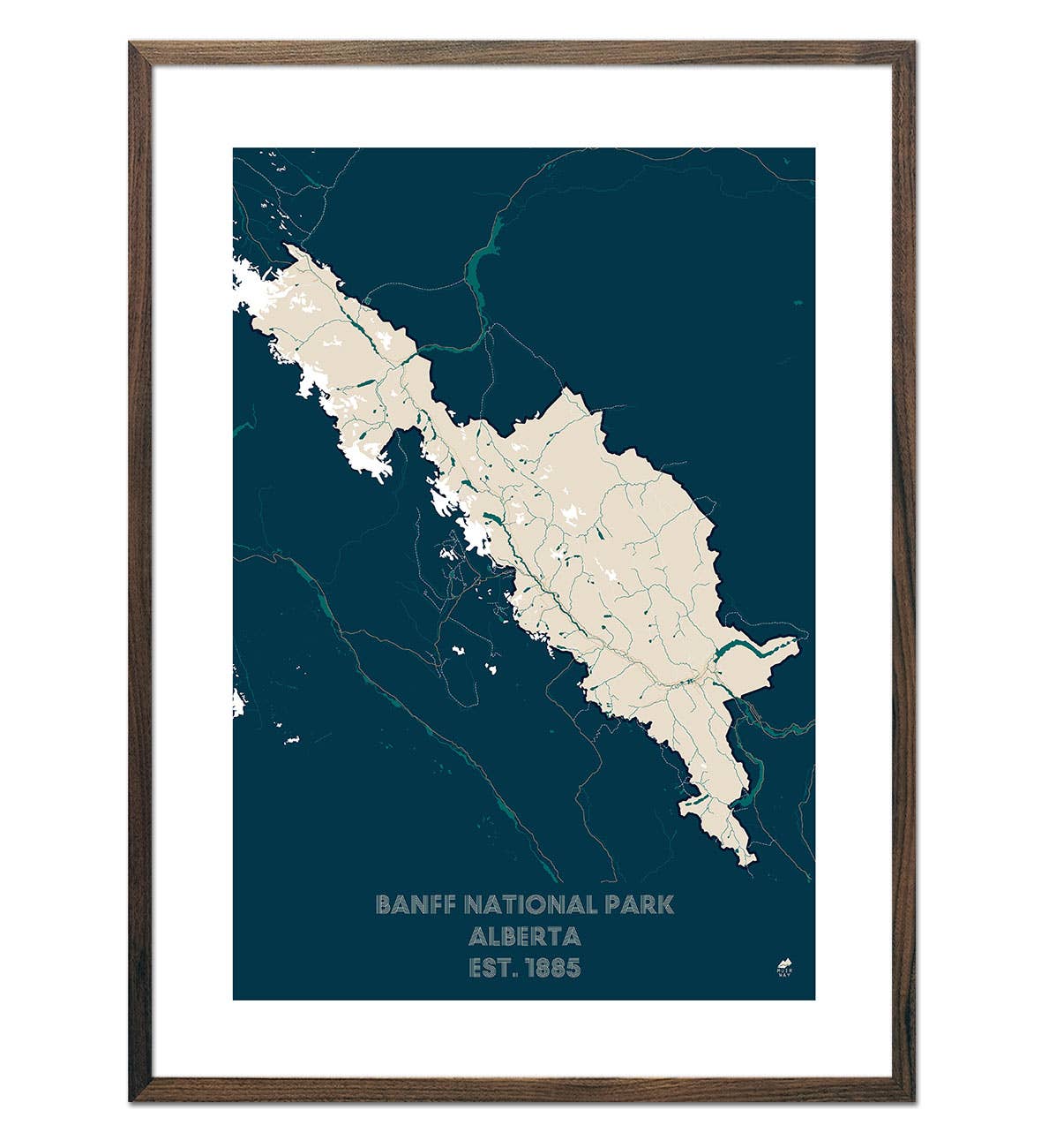 Muir Way - Vente Cartes - Carte du parc national Banff6