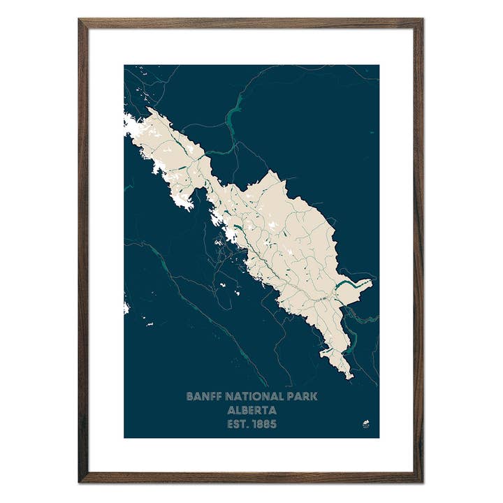 Muir Way - Vente Cartes - Carte du parc national Banff6