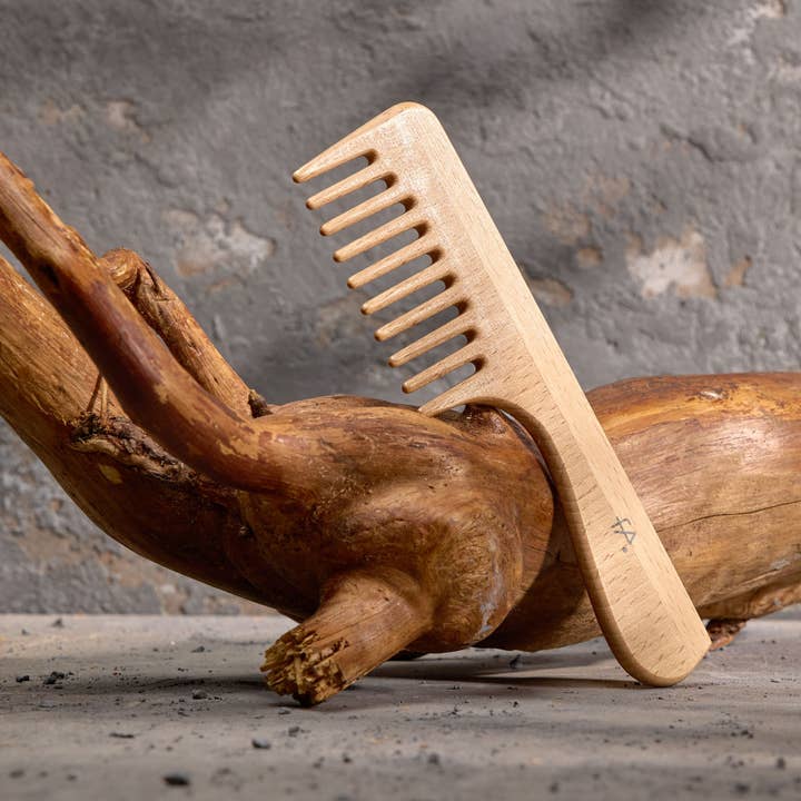 Pente de madeira com cabo por atacado de Fa brushes