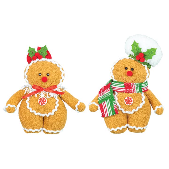 Weihnachtsstechpalmenbeere Pralles Lebkuchenornament 2 Sorten für den Großhandel von Hanna's Handiworks