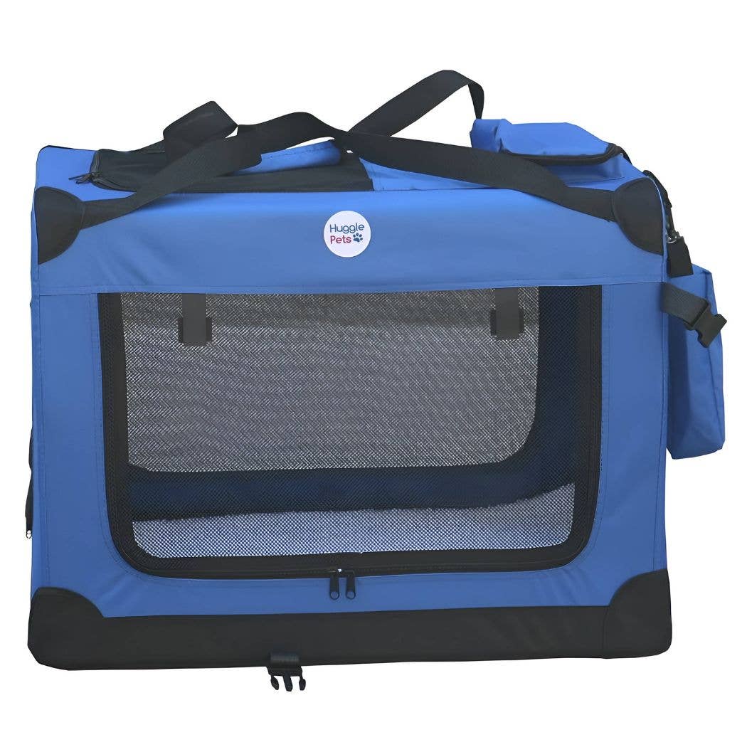 HugglePets - Vente Caisse de transport – chat et chien - Sac de transport pliable HugglePets en tissu pour animaux15