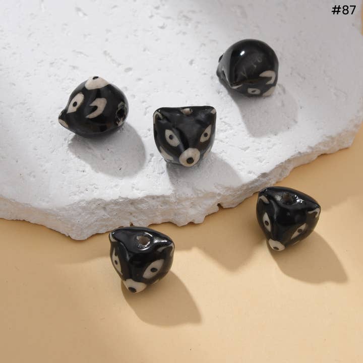 Beads Creation - Wholesale Beads - Boho Animal Clay Beads for Jewelry MAking & Crafts ORG3046