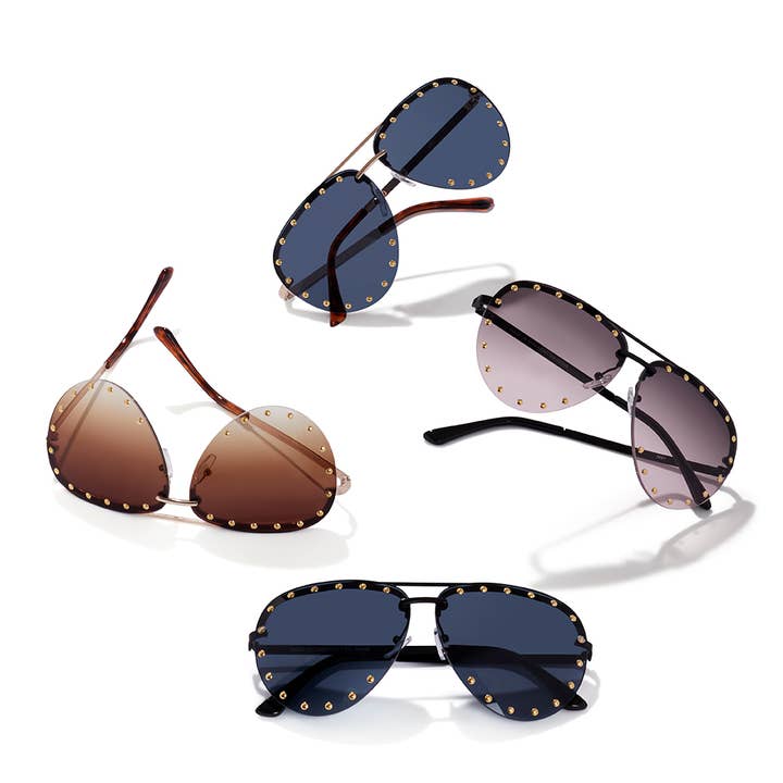 Lunettes de soleil aviateur unisexe pour la vente par Deal Sunglasses Inc