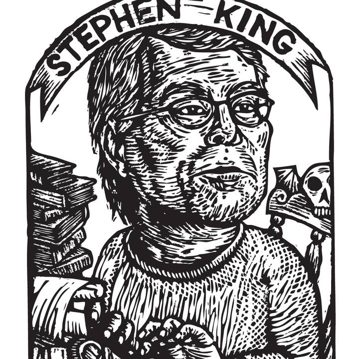 Horse & Hare - Wholesale Postcard - Stephen King Author Postcard1