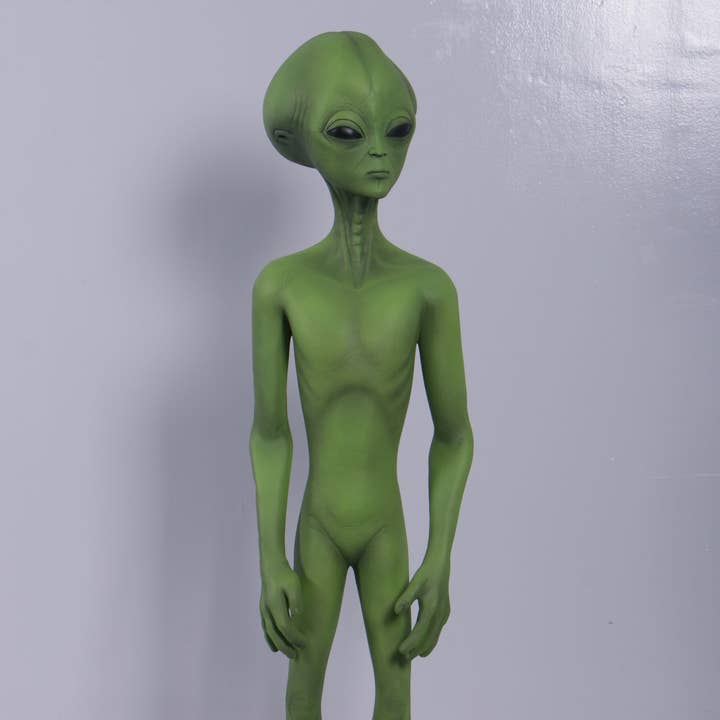 Green Alien Roswell Life Size Statue for wholesale by LM Treasures