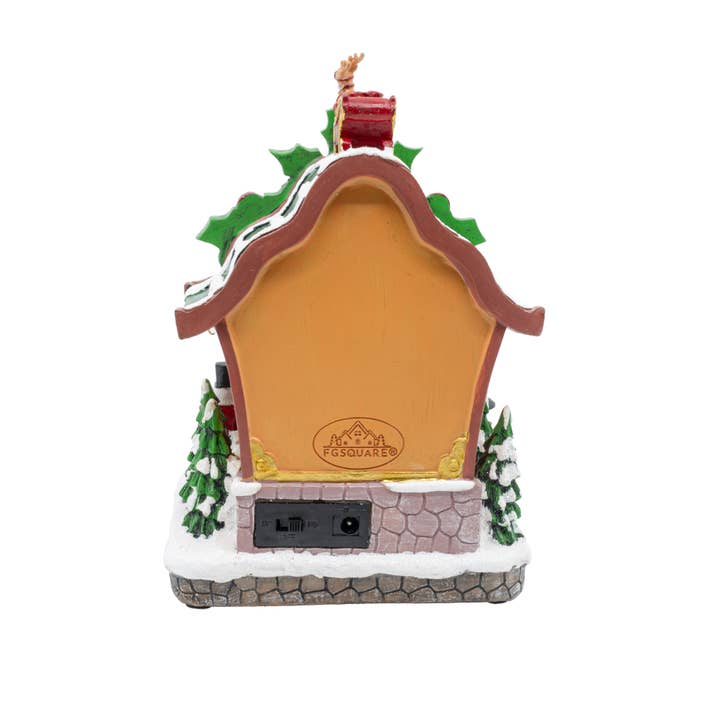 multicolorido Aldeia de Natal - Relógio Cuco de Férias Santa para venda a revendedores na Faire5