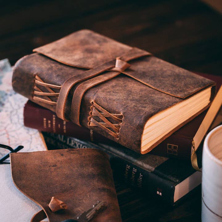 Leather journal notebook leather bound journal travel jornal for wholesale by MNM HANDICRAFTS