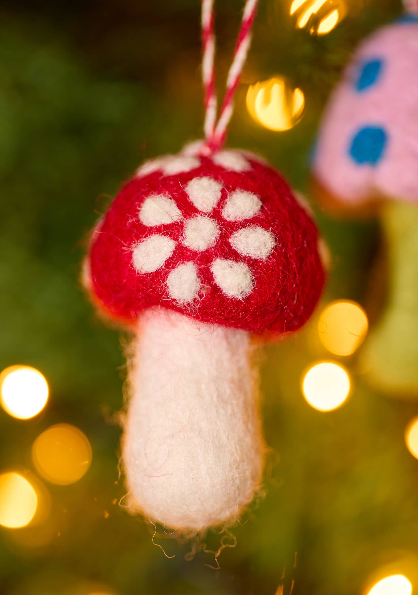 Namaste - Wholesale Christmas Decoration - Felt Mushroom Decoration1