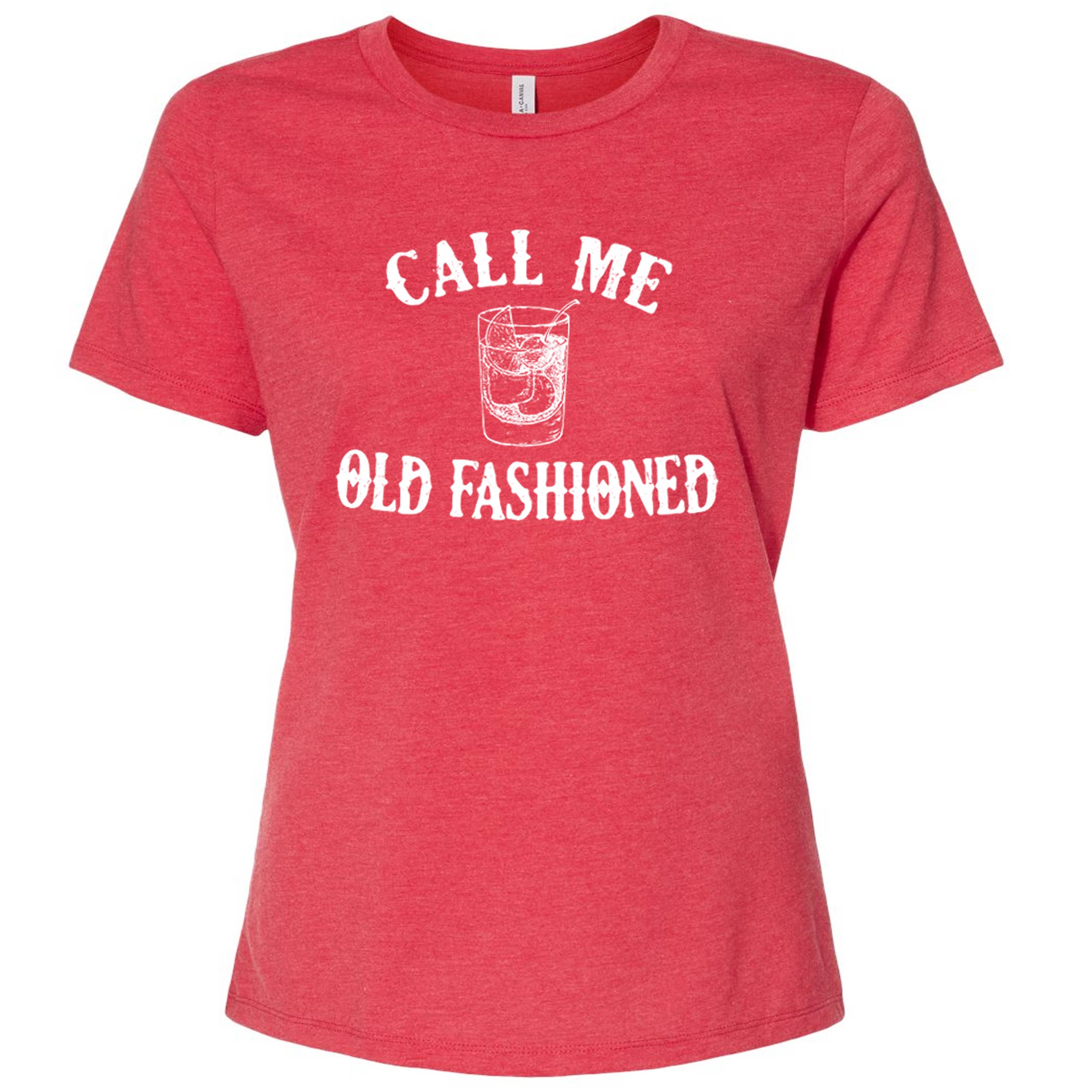 Wi-Wear - Wholesale Screen Printed T-Shirt - Women's - Call Me Old Fashioned Ladies T-Shirt Old Fashioned Cocktail2