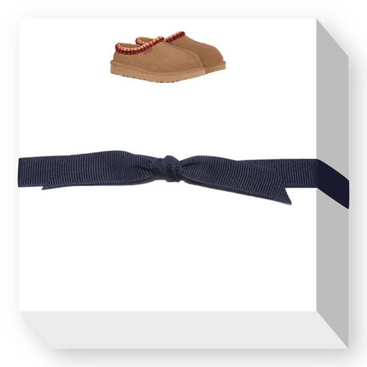 COMFY SLIPPERS CHUBBIE NOTEPAD for wholesale by Donovan Designs