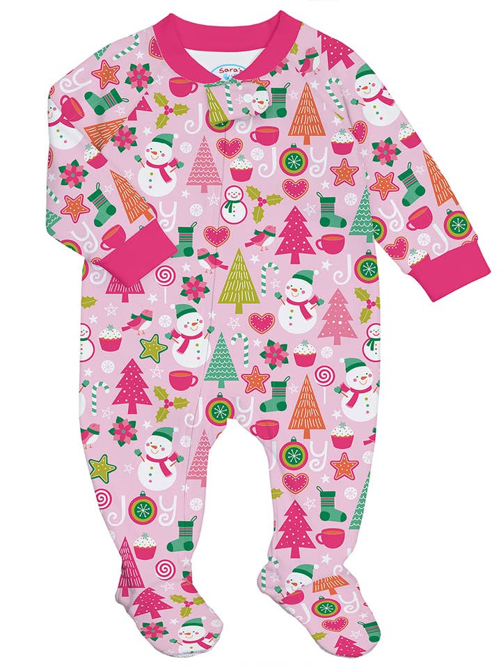 Pijama navideño unisex con patas '23 para venta al por mayor de Sara's Prints