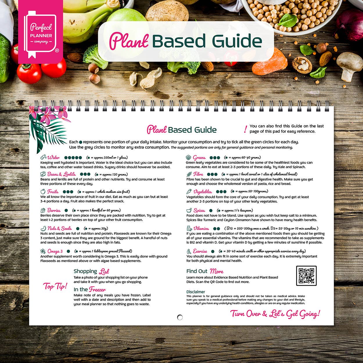 Perfect Planner Company – wholesale Planner – Plant Based Meal Planner6