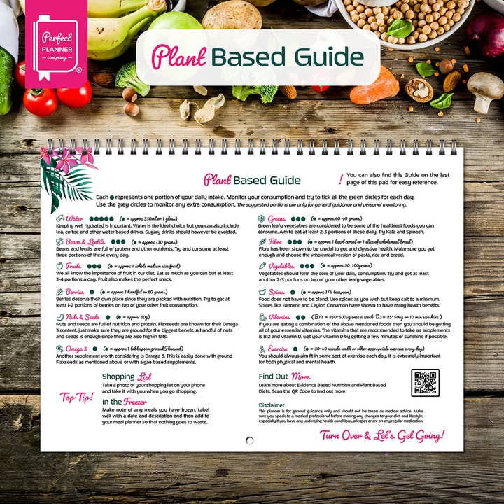 Perfect Planner Company - Wholesale Planner - Plant Based Meal Planner6