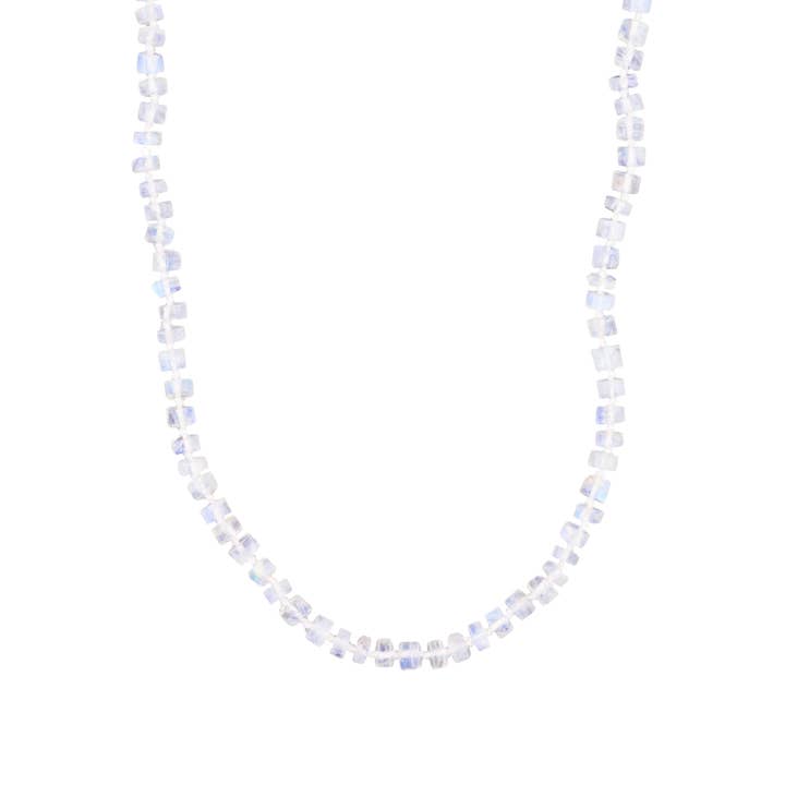 Mondstein-Perlenkette für den Großhandel von Becket + Quill