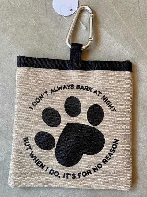 Gifted Wholesale Ltd – wholesale Godisväska  - Hund – Jag skäller inte på natten, men när jag gör husdjurspåse0