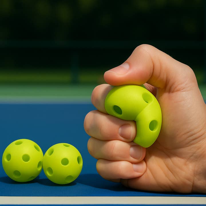 Sleeve of 3 Mini Pickleballs ( Softer, Made of Rubber) (Wholesale minimum of 5) for wholesale by Bzer Sports