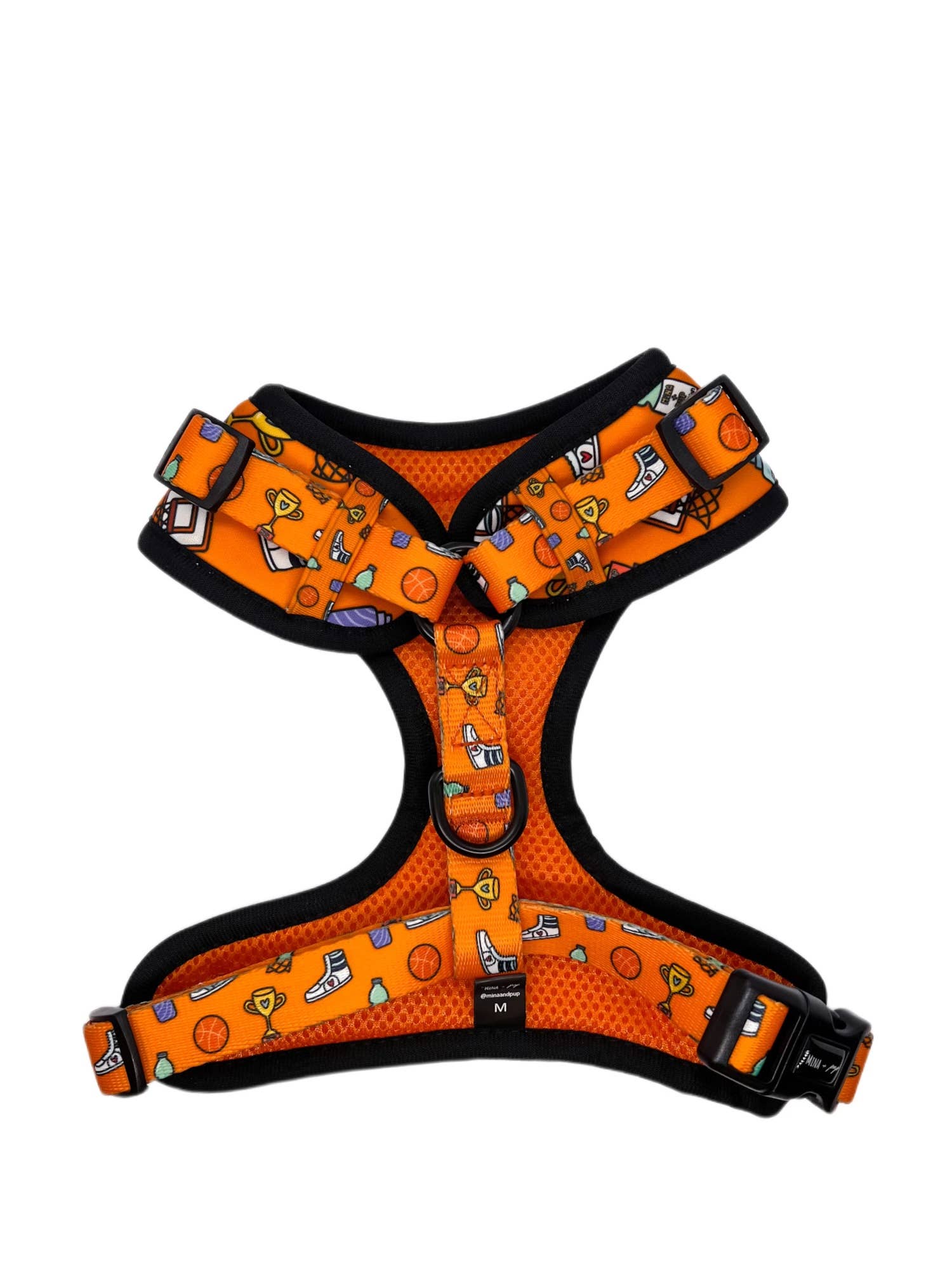 Mina + Pup - Wholesale Pet Harness - Dog - Got Game? Basketball and Sports Adjustable Dog Cat Harness1