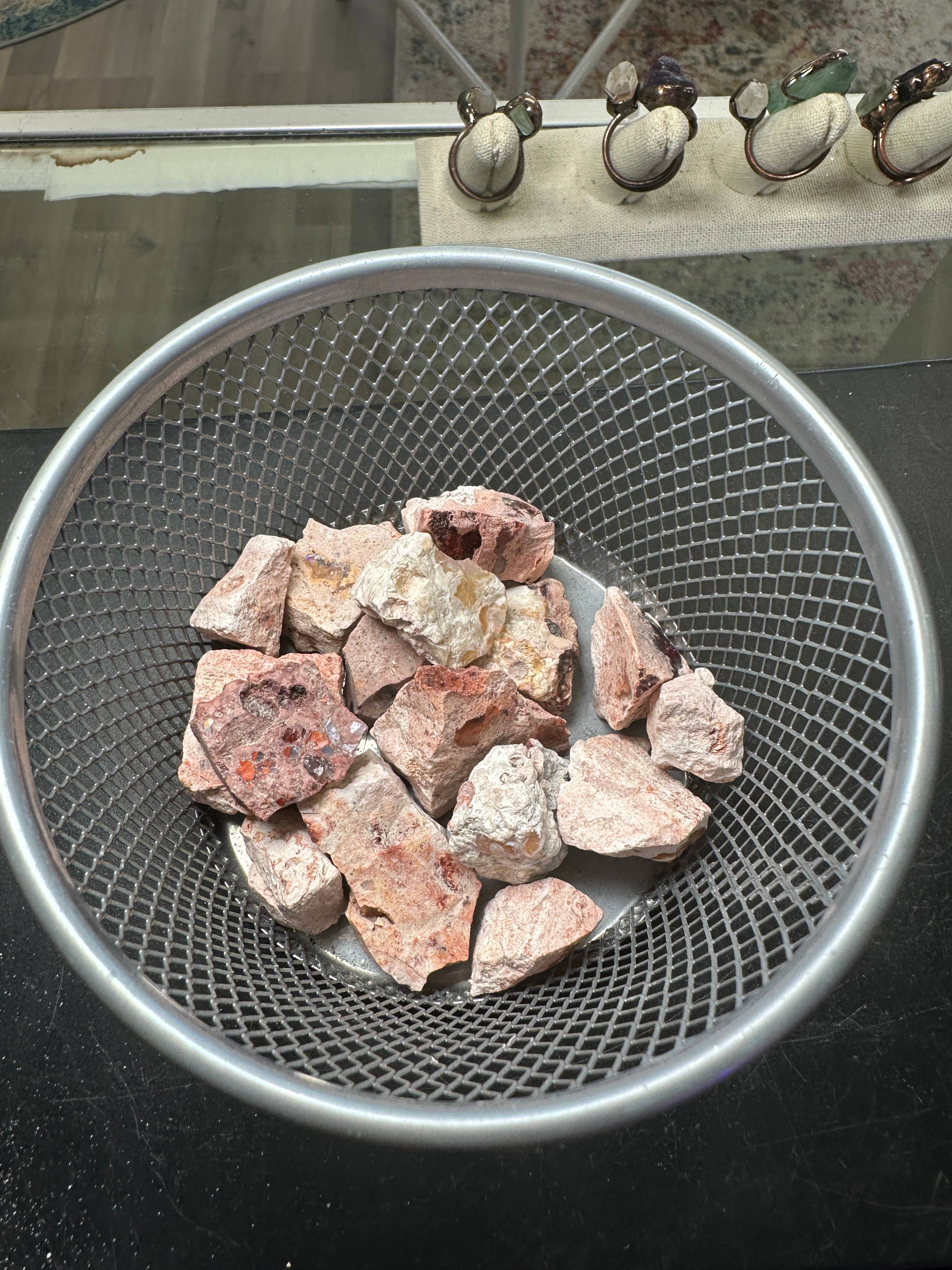 Celestial Avenue - Wholesale Spiritual Stone/Crystal - Rough Natural Mexican Fire Opal (100 grams)4