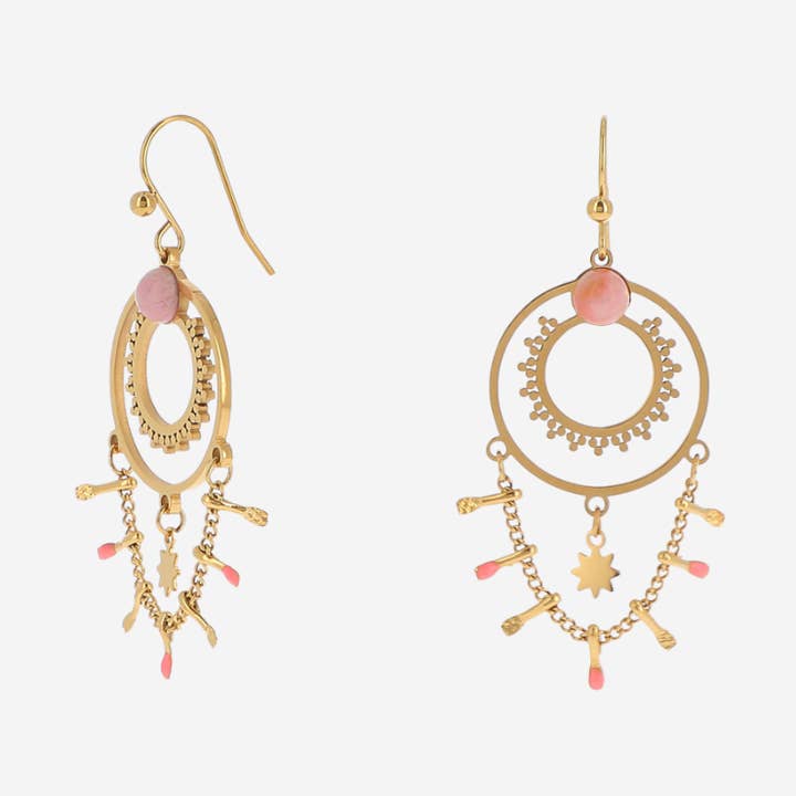 Pendant earrings for wholesale by AURALIA SAS