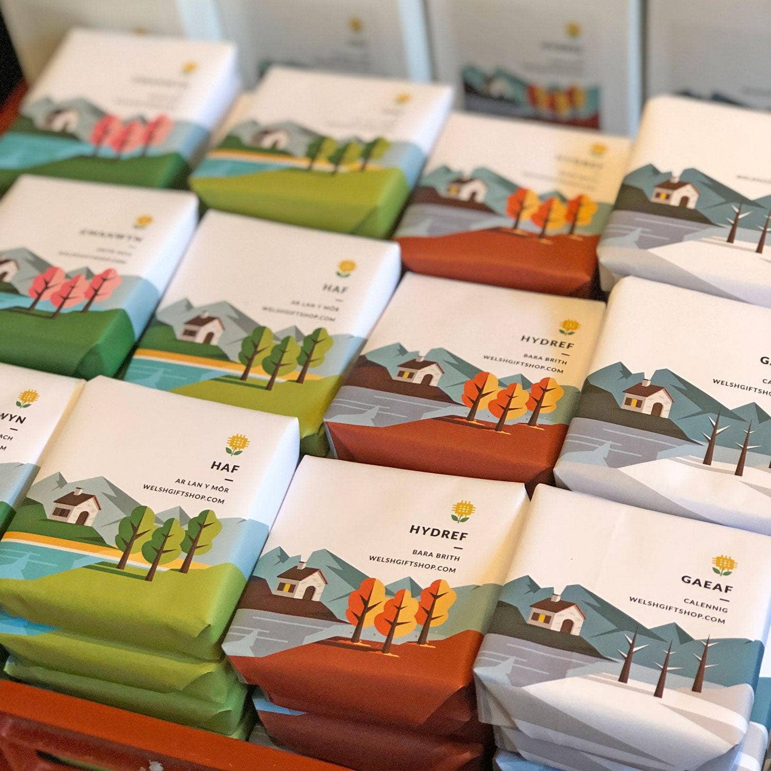 The Welsh Gift Shop – wholesale Bar Soap – Soap Gift Set - Y Tymhorau - The Welsh Seasons4