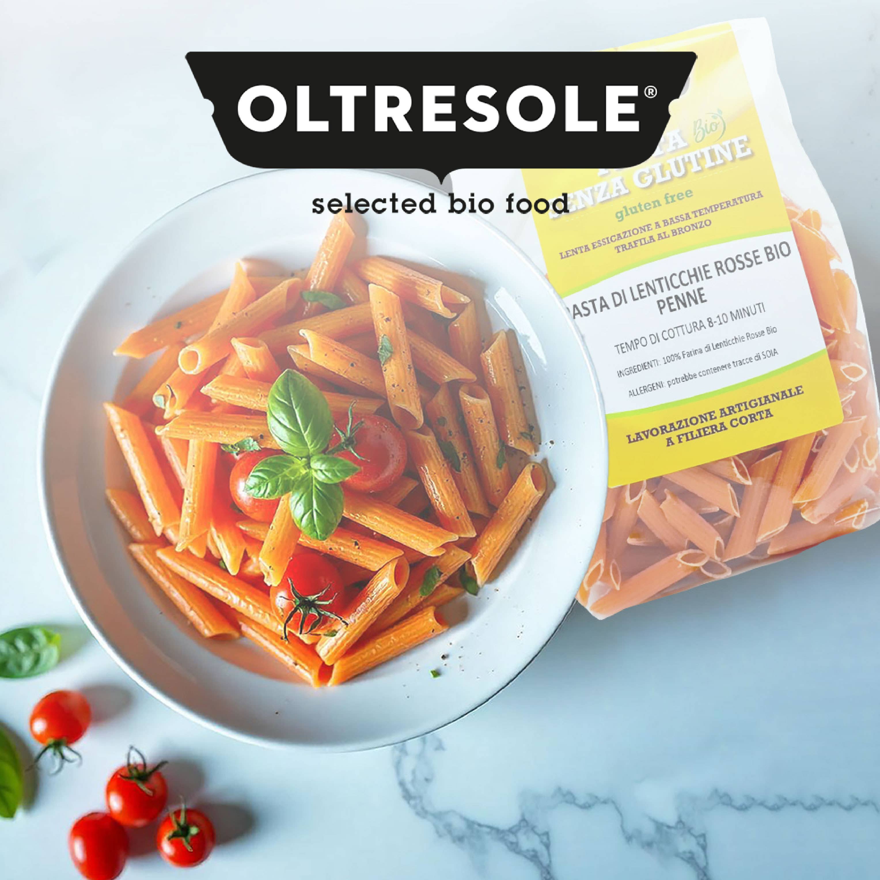 Oltresole - Wholesale Pasta - ORGANIC RED LENTIL PASTA PENNE 350 g7