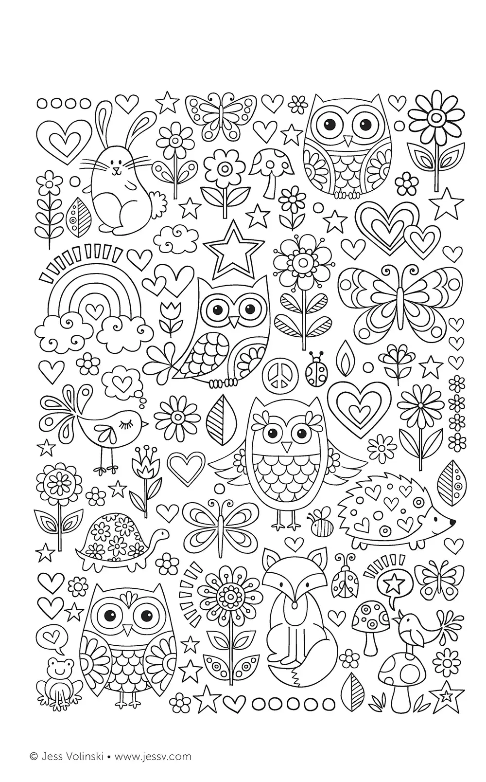 Wellspring - Vente Livre de coloriage – adulte - Cahier de coloriage - Color Animals3