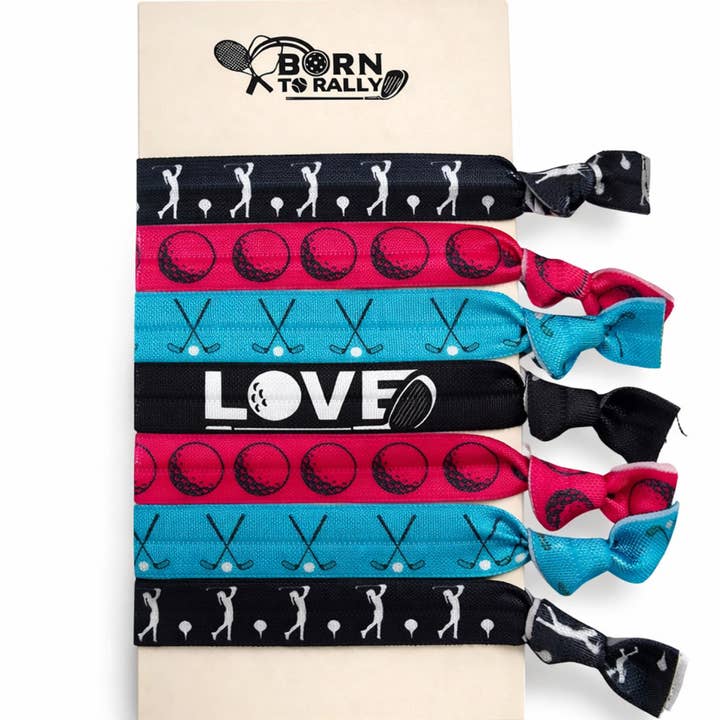 Élastiques à cheveux de golf - Accessoires de golf pour la vente par Born to Rally
