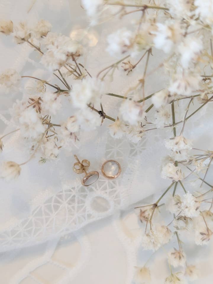 Mother of Pearl Studs for wholesale by From The Sea & Me