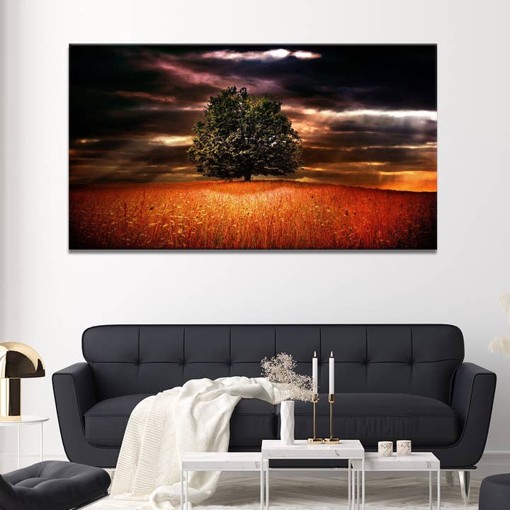 Stormy Oak Tree for wholesale by Meeko Print