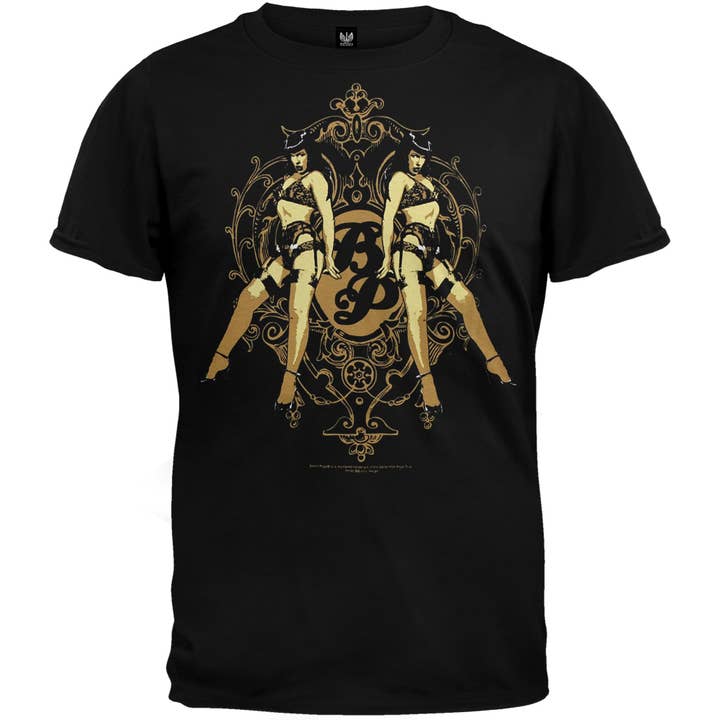 Official Store - Wholesale Screen Printed T-Shirt - Men's - Bettie Page - Seal Men's Soft T Shirt