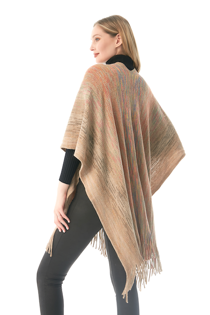 Pretty Persuasions - Vendita all'ingrosso Mantella - Donna - CP22102 Coprispalle Ruana Monterrey5