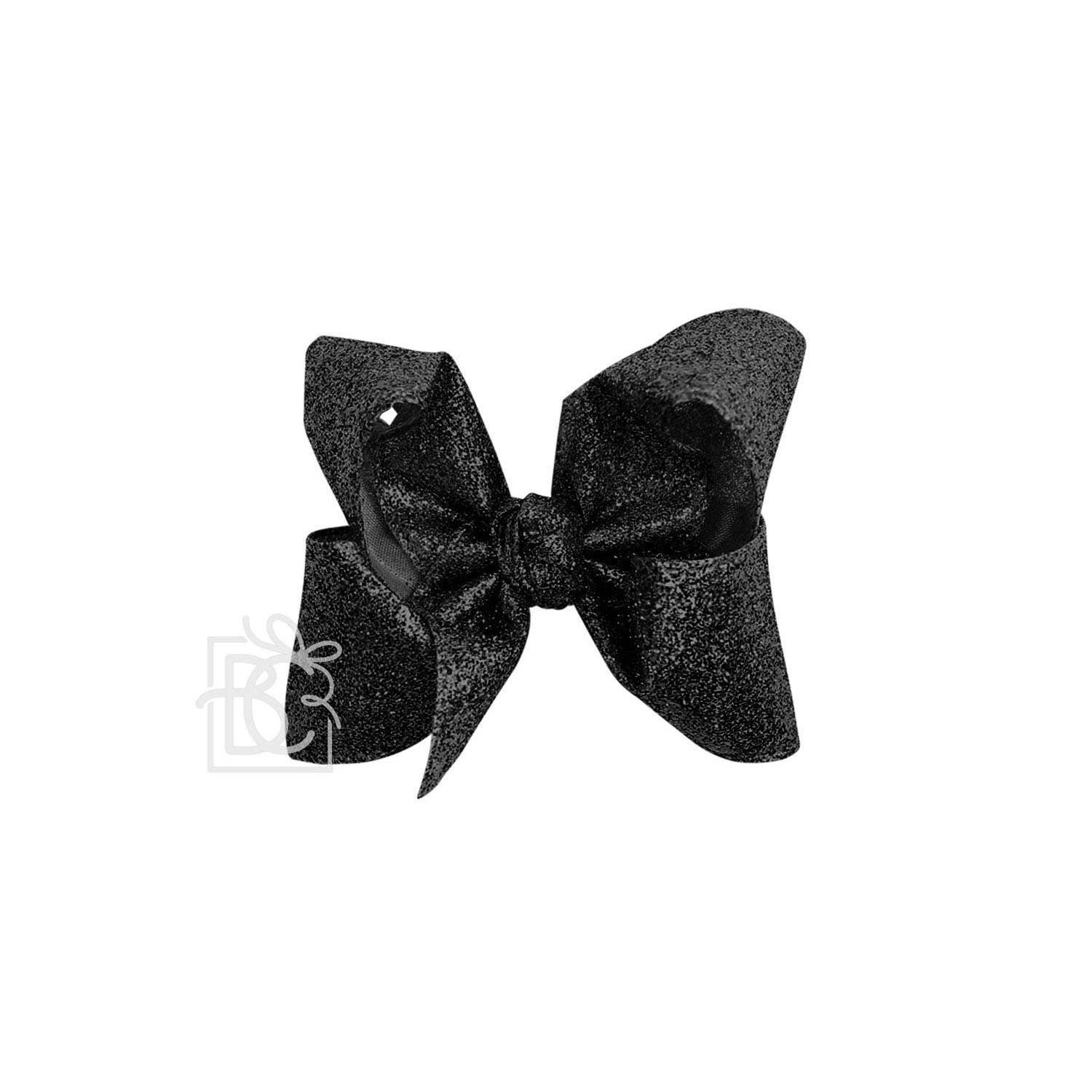 Beyond Creations, LLC - Wholesale Hair Bow - Kids - GLITTER METALLIC BOW ON CLIP1