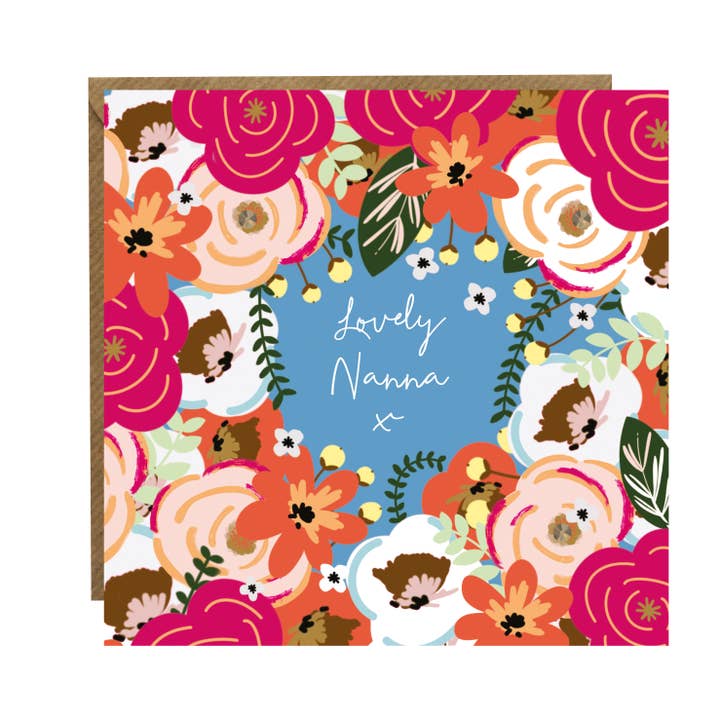 Carte Lovely Nanna pour la vente par Lottie Simpson