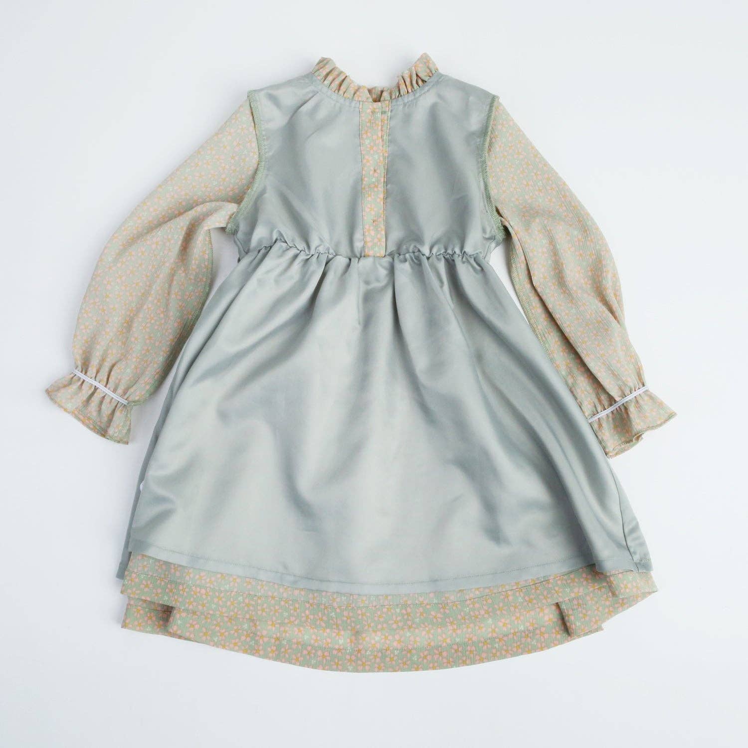 ToTo Heros – wholesale Dress – Kids – Francis Shirred Collar Floral Print Dress3