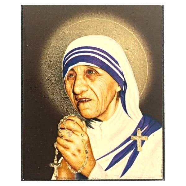 The Art of the Icon - Wholesale Magnet - Mother Teresa Silk Screen Icon Magnet