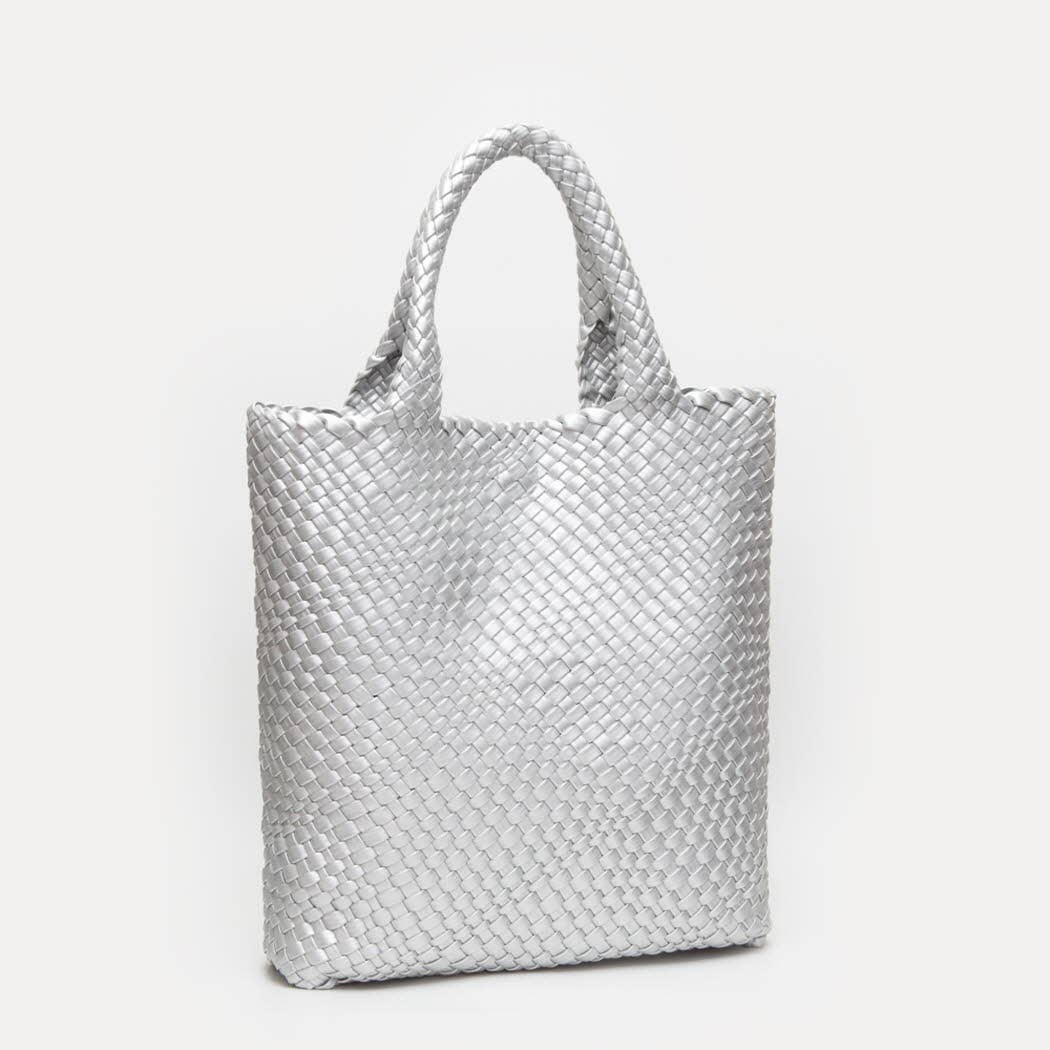 Fashion City – wholesale Tote bag – Women's – Woven Braided Tote Bag With Wristlet Pouch14