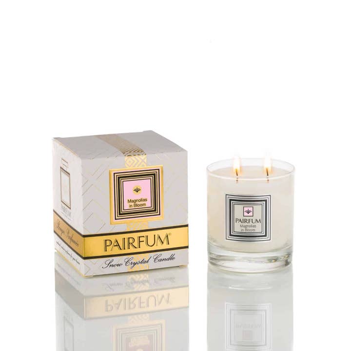Cristal de nieve grande - Velas perfumadas - Magnolias en flor para venta al por mayor de Pairfum London