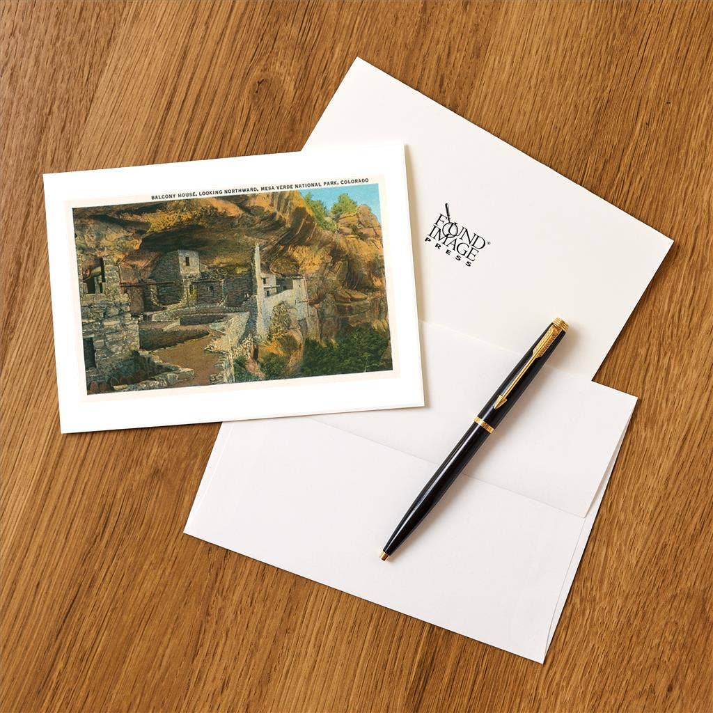 Found Image Press - Wholesale Stationery/Notecard Set - Greeting Card CO-293 Mesa Verde National Park, Colorado1