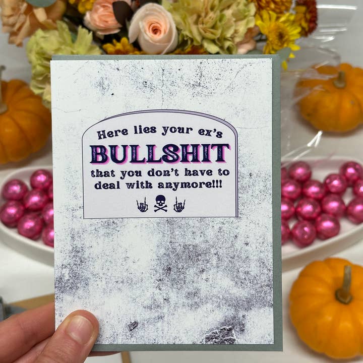 Hero Of The Story - Wholesale Love Card - DEAD 2 ME - breakup card divorce card funny humorous ex 2