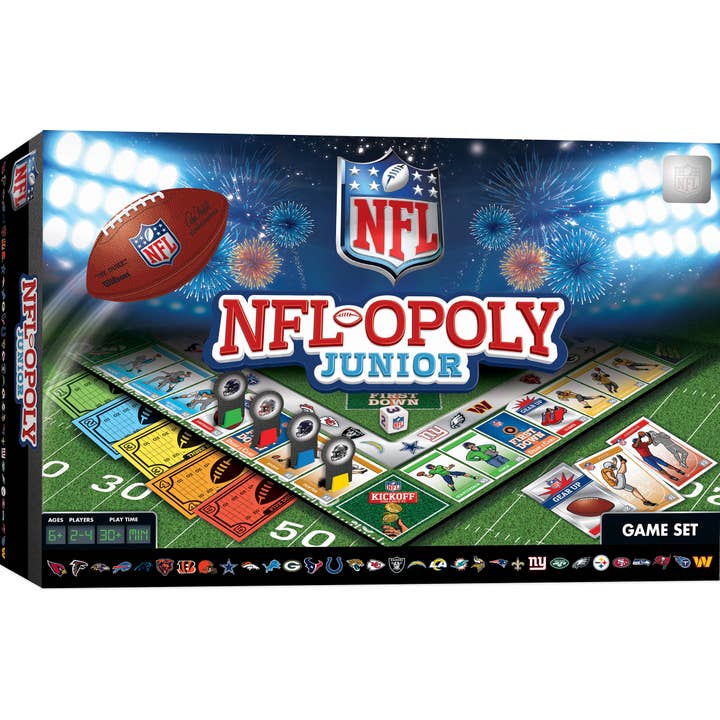 Masterpieces Puzzles - Wholesale Board Game - NFL Opoly Junior Board Game