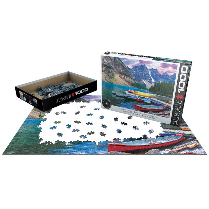 Eurographics Puzzles USA - Wholesale Puzzle - Adult - Canoes on the Lake2