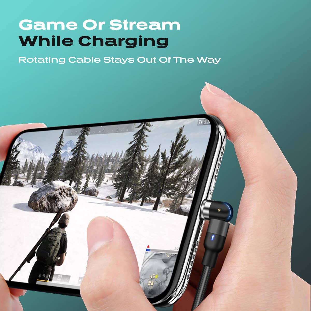 KeySmart / STATIK – wholesale Laddningskabel – Statik 360 2.0 universell laddningskabel 6ft4