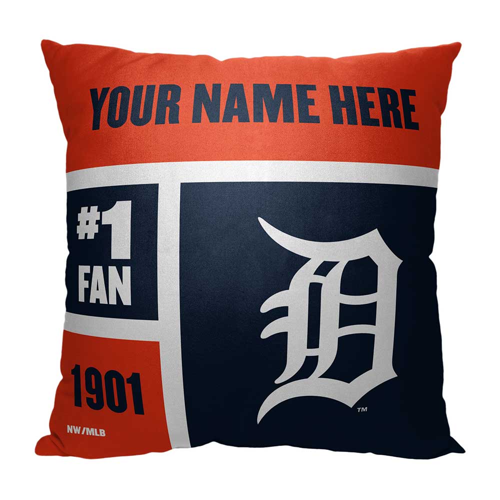 The Northwest Group - Wholesale Throw/Decorative Pillow - MLB Tigers COLORBLOCK - Pillow0