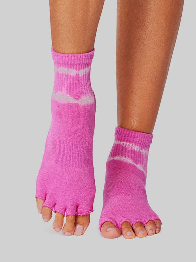 Paradies Batik ToeSox Melody Halbzehen-Yogasocken für den Großhandel auf Faire
