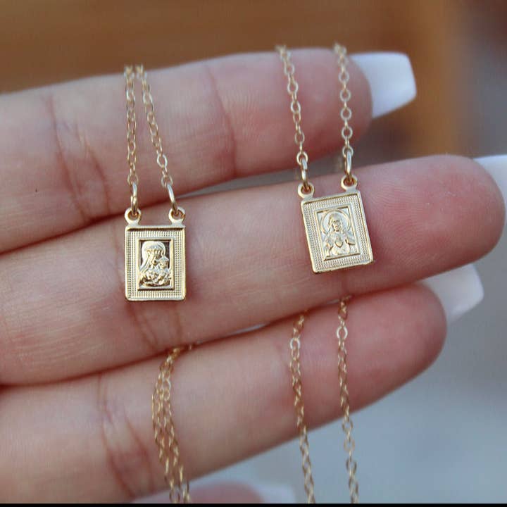 Naomi's Happy Place Shop - Wholesale Pendant/Charm Necklace - Scapular Necklace