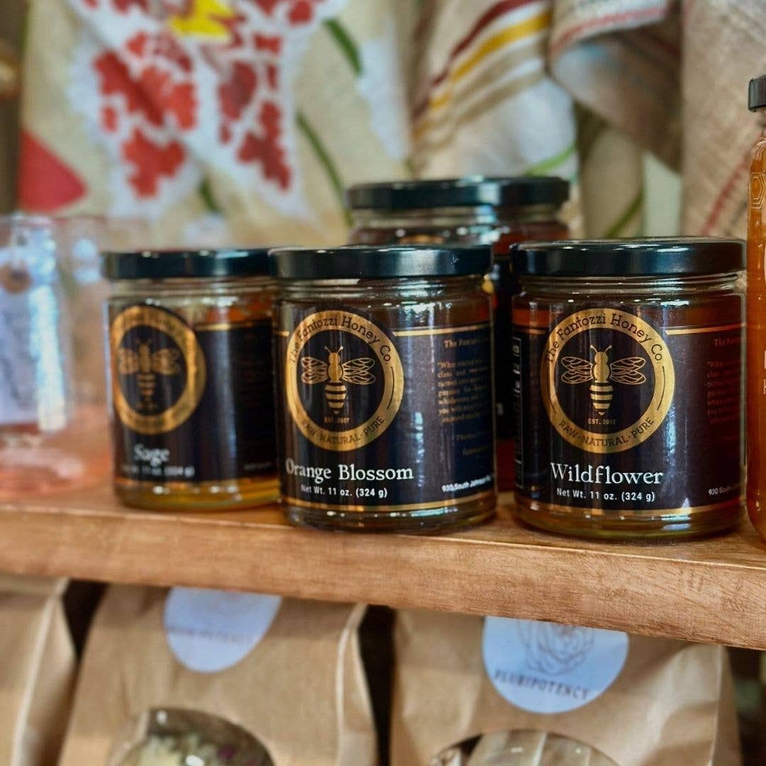 Fantozzi Honey Company - Wholesale Honey - Sage Raw Honey Jar - Gourmet Holiday Gift, 21 oz5