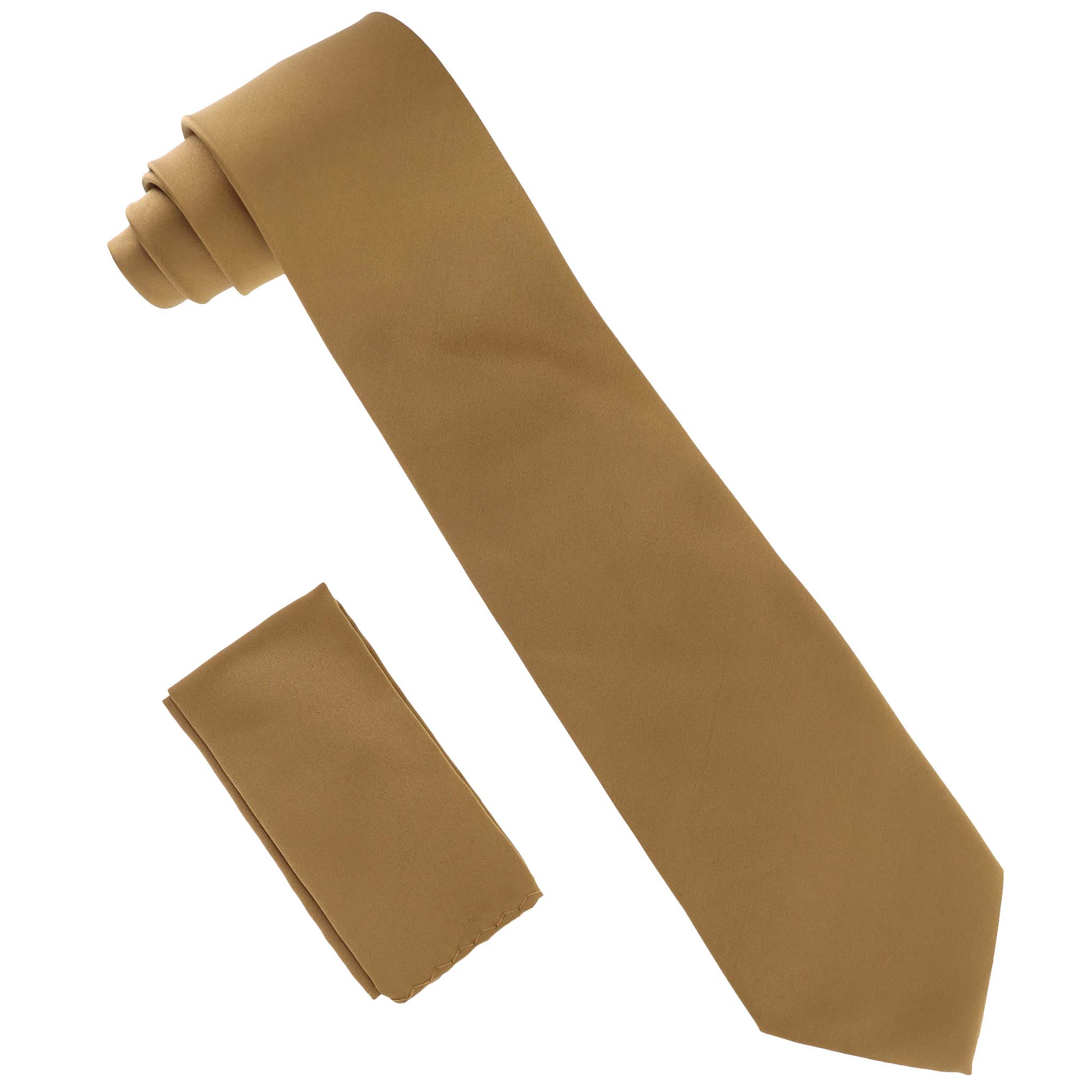 Dubal Brothers – wholesale Slipsar – Herr – Vittorio Farina Solid Satin slips & Pocket Square av Classy Manschettknappar24